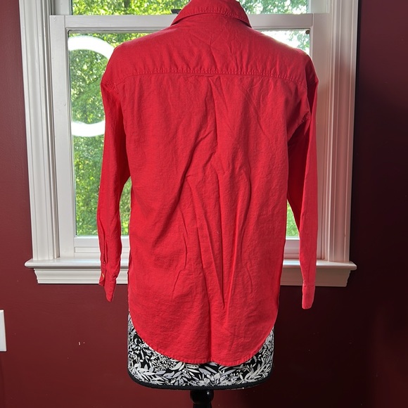 Ann Mali Red Blouse - Picture 2 of 3